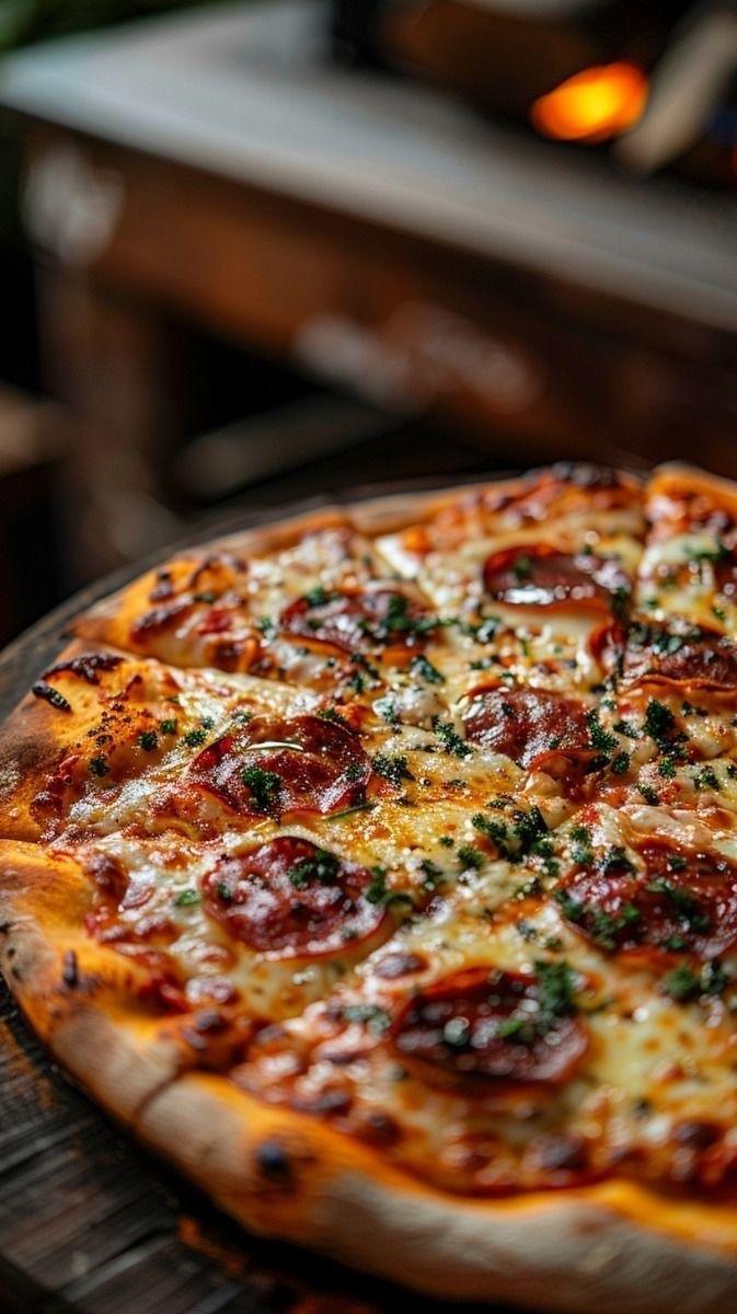 Rustic Harmony of Pepperoni & Roasted Peppers